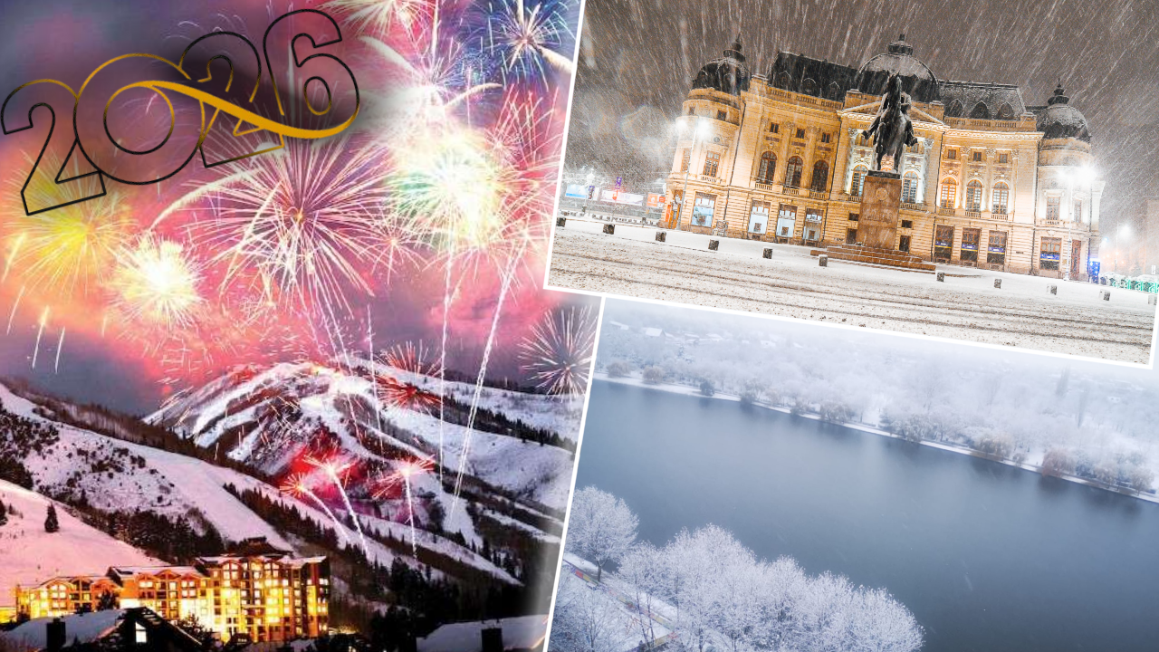 Unde va ninge de Revelion! Ce arată prognoza meteorologilor Accuweather