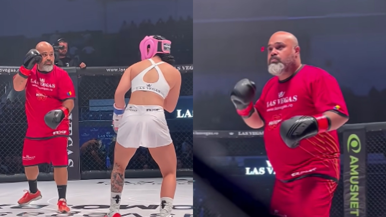 Perversul de pe Târgu Ocna și-a luat perversa de la o tânără de 22 de ani în Gala RXF. A rezistat numai patru minte în fața campioanei europene la box la juniori