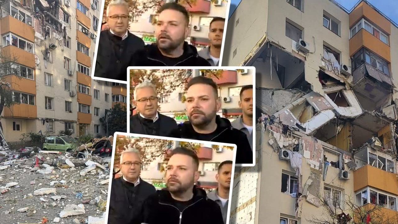 Vlad Piedone, primarul sectorului 5, a ajuns ultimul la locul exploziei după două ore, abia trezit din somn la ora 12:00! ”Colaborăm cu primăria generală și cu domnul Arafat”