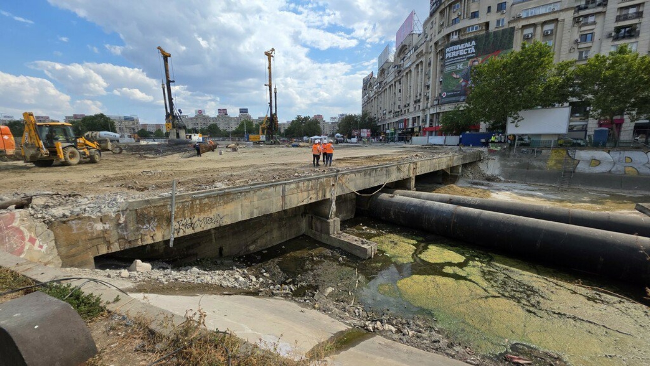 Veste bună pentru bucureșteni! Ce au descoperit muncitorii de pe șantierul pentru refacerea Planșeului Unirii VIDEO