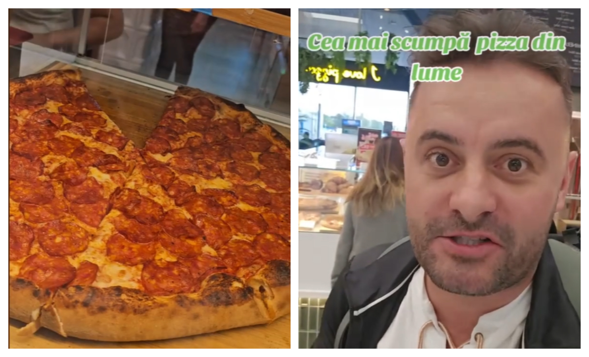 Câți bani a dat un român pe o felie de pizza în Aeroportul Otopeni: ”Cea mai scumpă pizza din lume este aici”