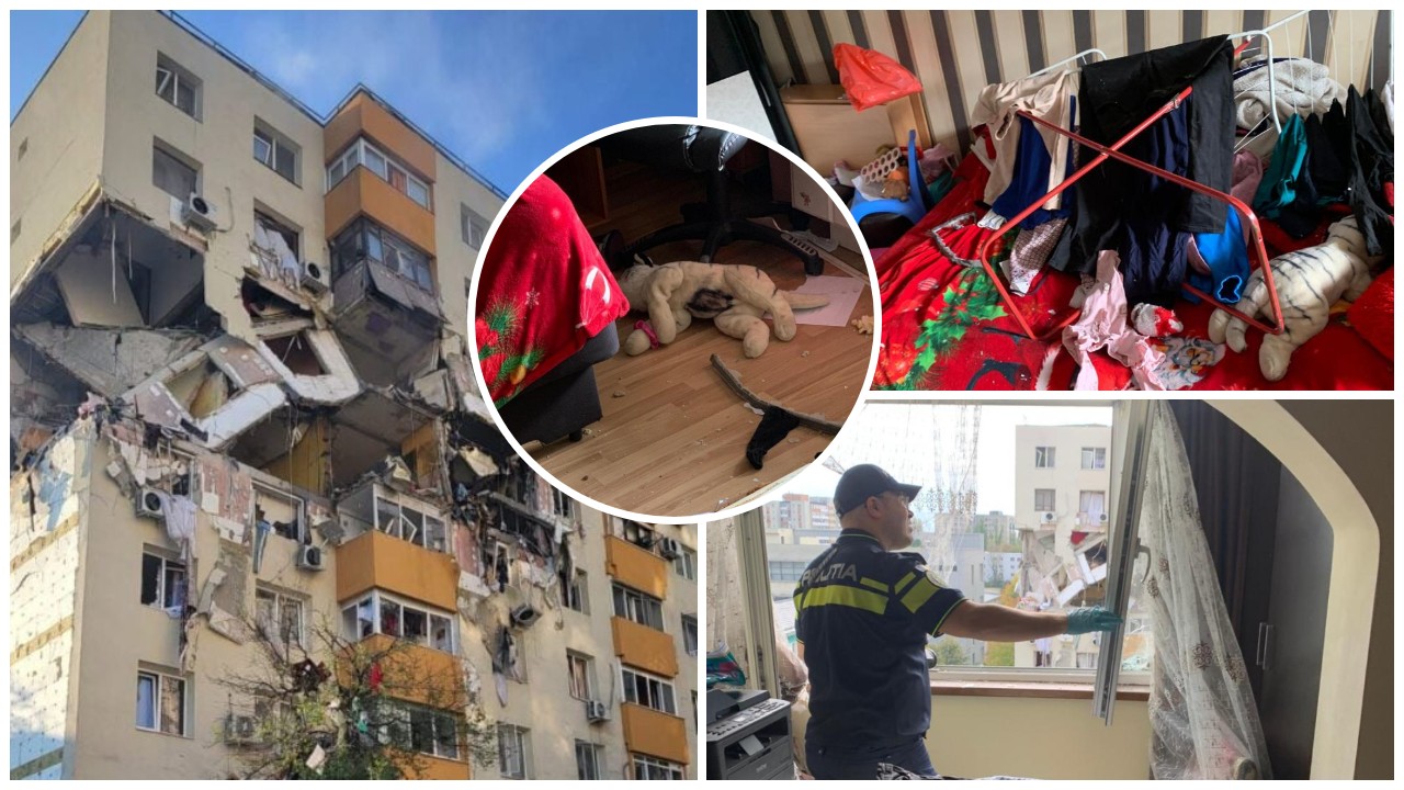 Catastrofa din Rahova. Imagini din casa unei familii de la un bloc vecin: „Am crezut că e bombă. Toată lumea urla, unii plângeau”