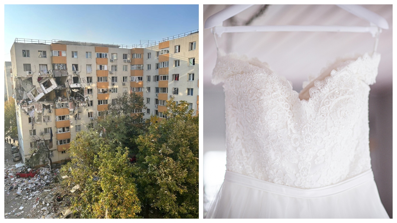 Catastrofă în Rahova. Un tânăr a fost lăsat să intre în apartamentul său din blocul distrus de explozie, pentru a lua rochia de mireasă a viitoarei soții!