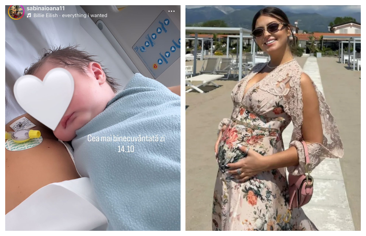 Milionarul Niculae Bădălău a devenit bunic. Sabina a născut o frumuseţe de bebeluş