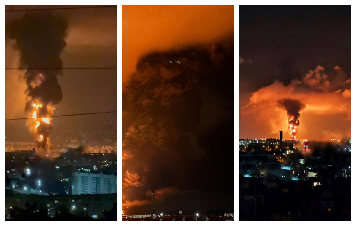 Război în Ucraina. Dronele lui Zelenski au lovit în inima Rusiei, incendiu devastator, se anună o nopate de foc VIDEO