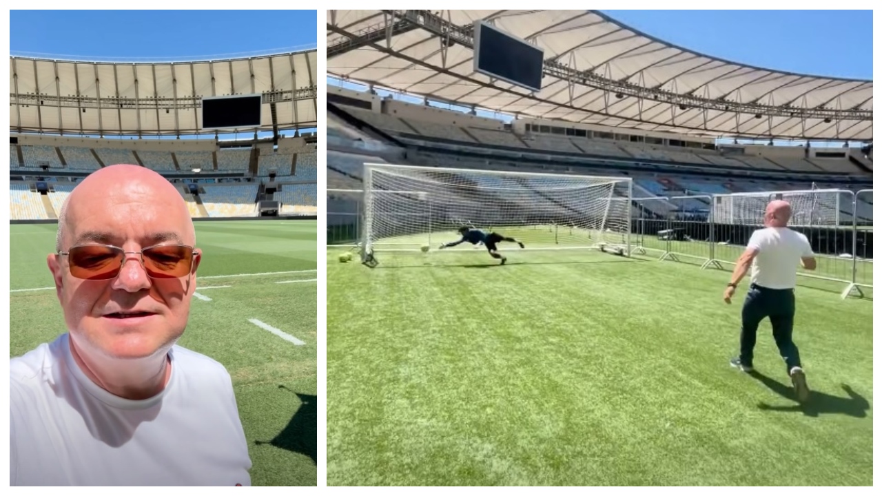 Emil Boc a dat gol pe Maracana! Surpriză uriașă pentru primarului Clujului în orașul legendarului stadion VIDEO