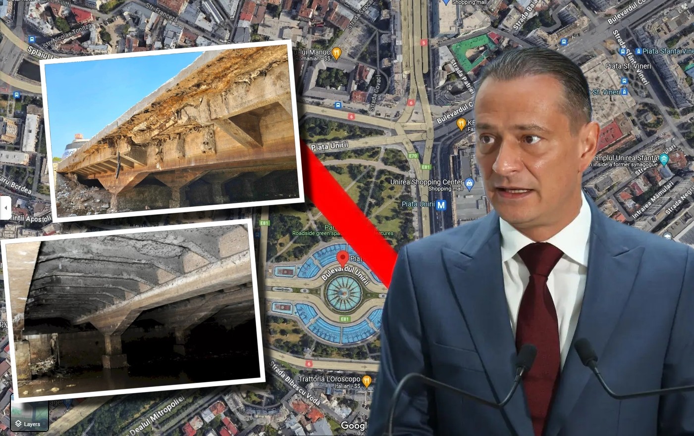 EXCLUSIV Daniel Băluță, despre blocajul la lucrările de la planșeul Unirii: „Am găsit variantele optime de finanțare. Guvernul nu ne-a făcut nicio plată pentru lucrările efectuate”