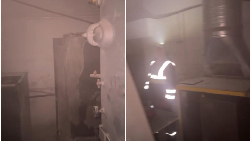 Incendiu la Spitalul Municipal de Urgenţă Caransebeş. Zeci de pacienți și angajați au fost evacuați