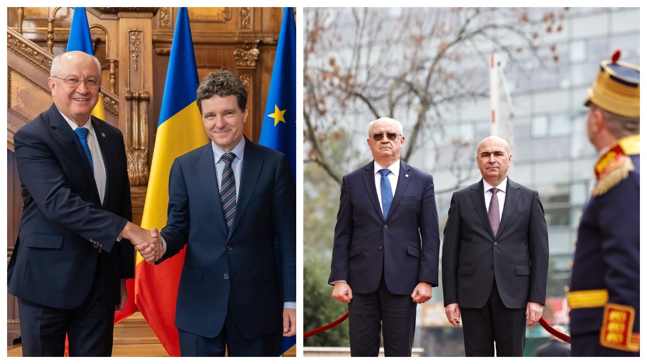 Nicușor Dan și Ilie Bolojan, întâlniri la București cu premierul Republicii Moldova. ”Aderarea la Uniunea Europeană este singura opţiune în măsură să răspundă aspiraţiilor”