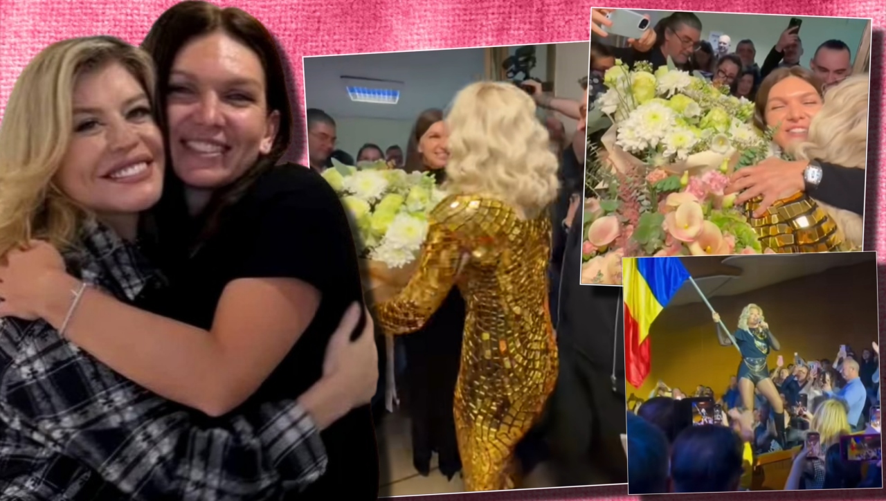 Simona Halep, prezentă la concertul Loredanei susținut la Sala Palatului. Ce mesaj a avut cântăreața pentru sportivă
