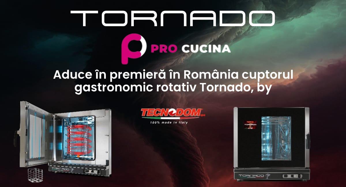 Pro Cucina lansează în premieră în România cuptorul gastronomic rotativ Tornado