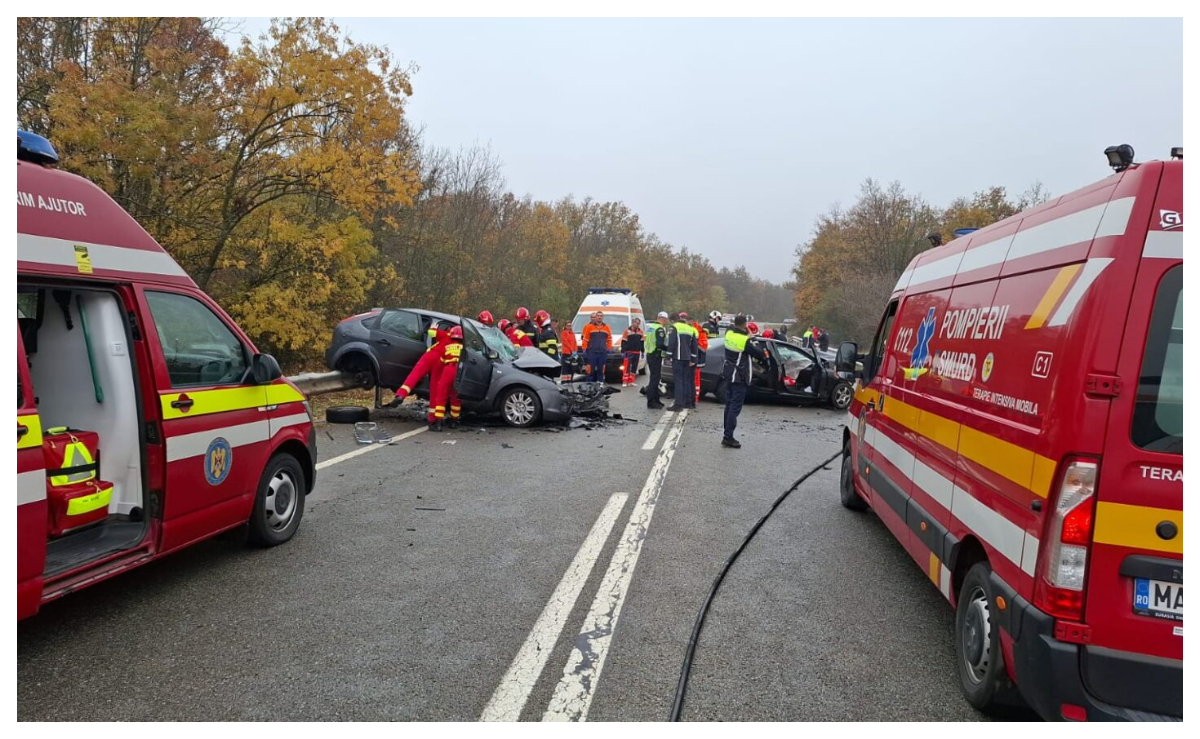 Accident cu doi morți provocat de un fotbalist care se juca pe telefon. Declarațiile șocante ale martorilor: ”Am fost acolo când au decedat”