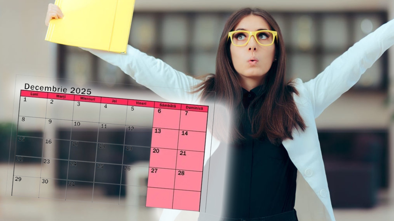 Mai multe zile libere pentru angajații din România la finalul lui 2025 și începutul lui 2026! Noul an va începe cu o minivacanță