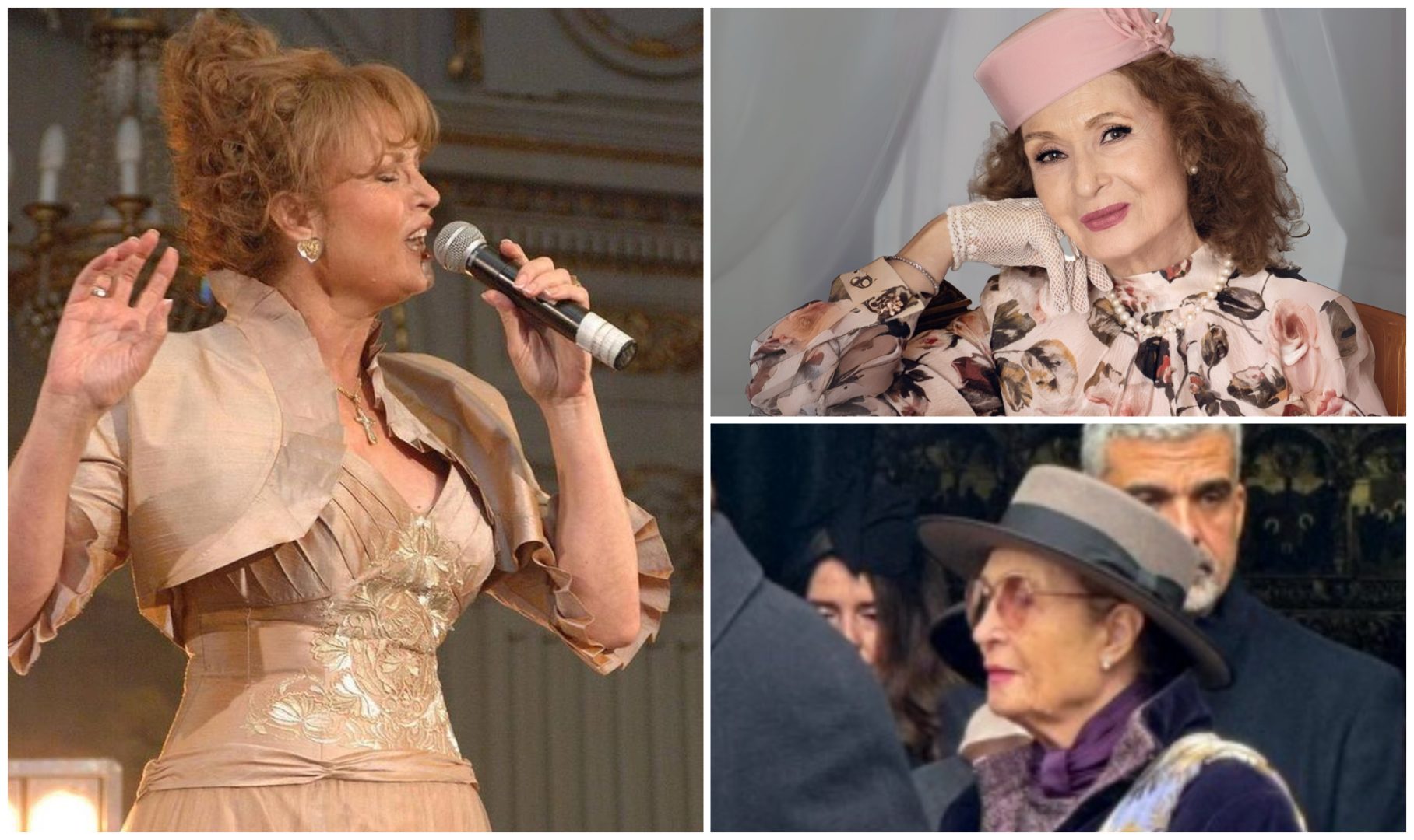 Angela Similea, de nerecunoscut la înmormântarea lui Horia Moculescu. Artista are 79 de ani: „Ce a îmbătrânit!”