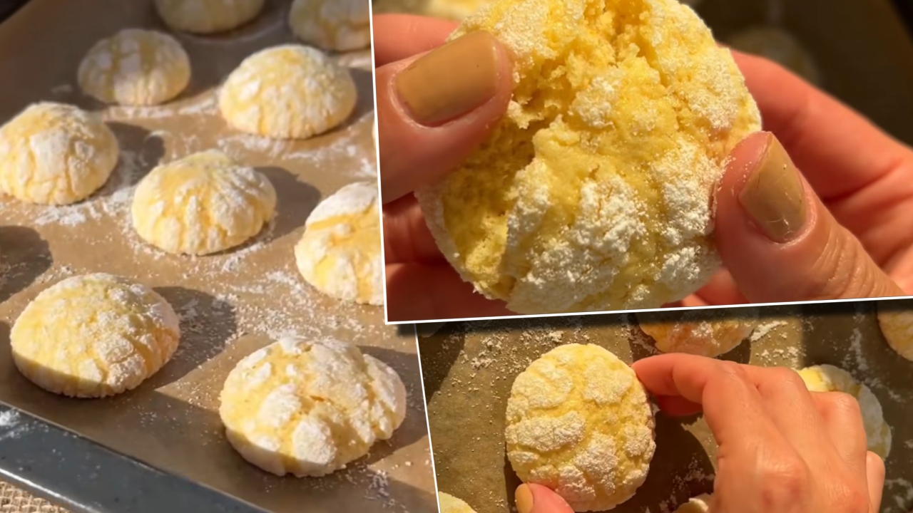 Rețeta cu care să te răsfeți în weekend: biscuiți pufoși cu lămâie, un adevărat deliciu