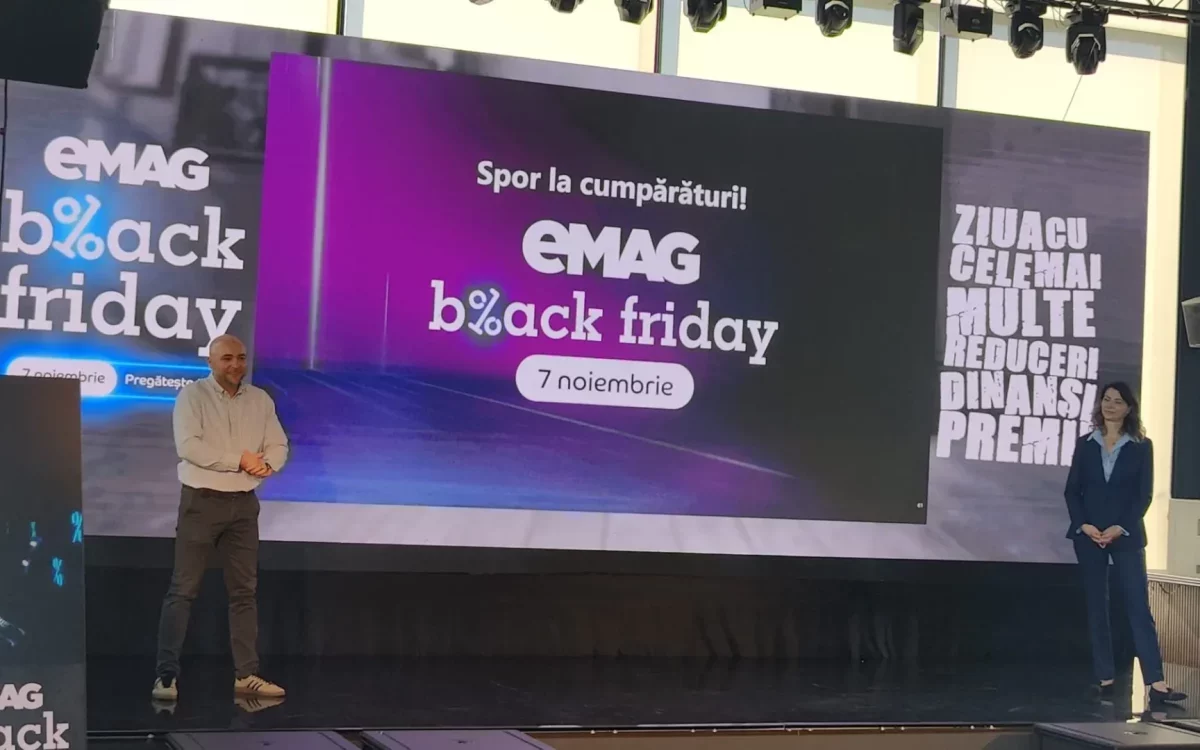 Black Friday 2025. eMag vine cu surprize în premieră la cea de-a 15-a ediție a evenimentului cu cele mai mari reduceri din an: bilete începând de la 10 lei la cele mai importante concerte din 2026, abonamente pentru energie electrică