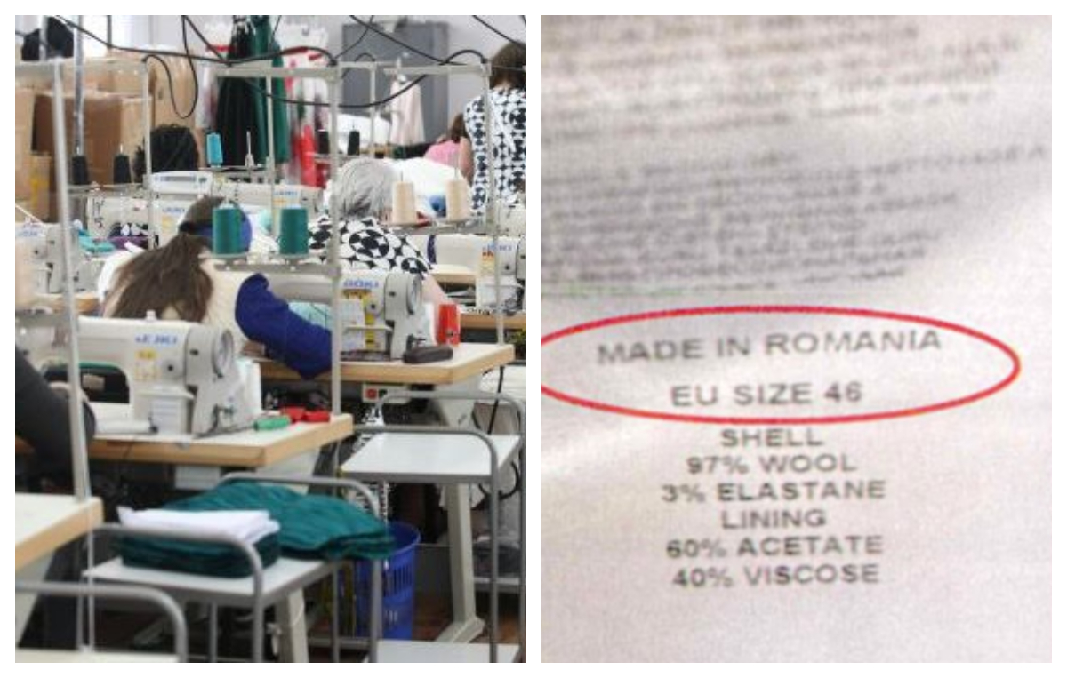 Fabrici chinezești din Italia, acuzate că lipeau etichete românești false pe hainele unui brand celebru