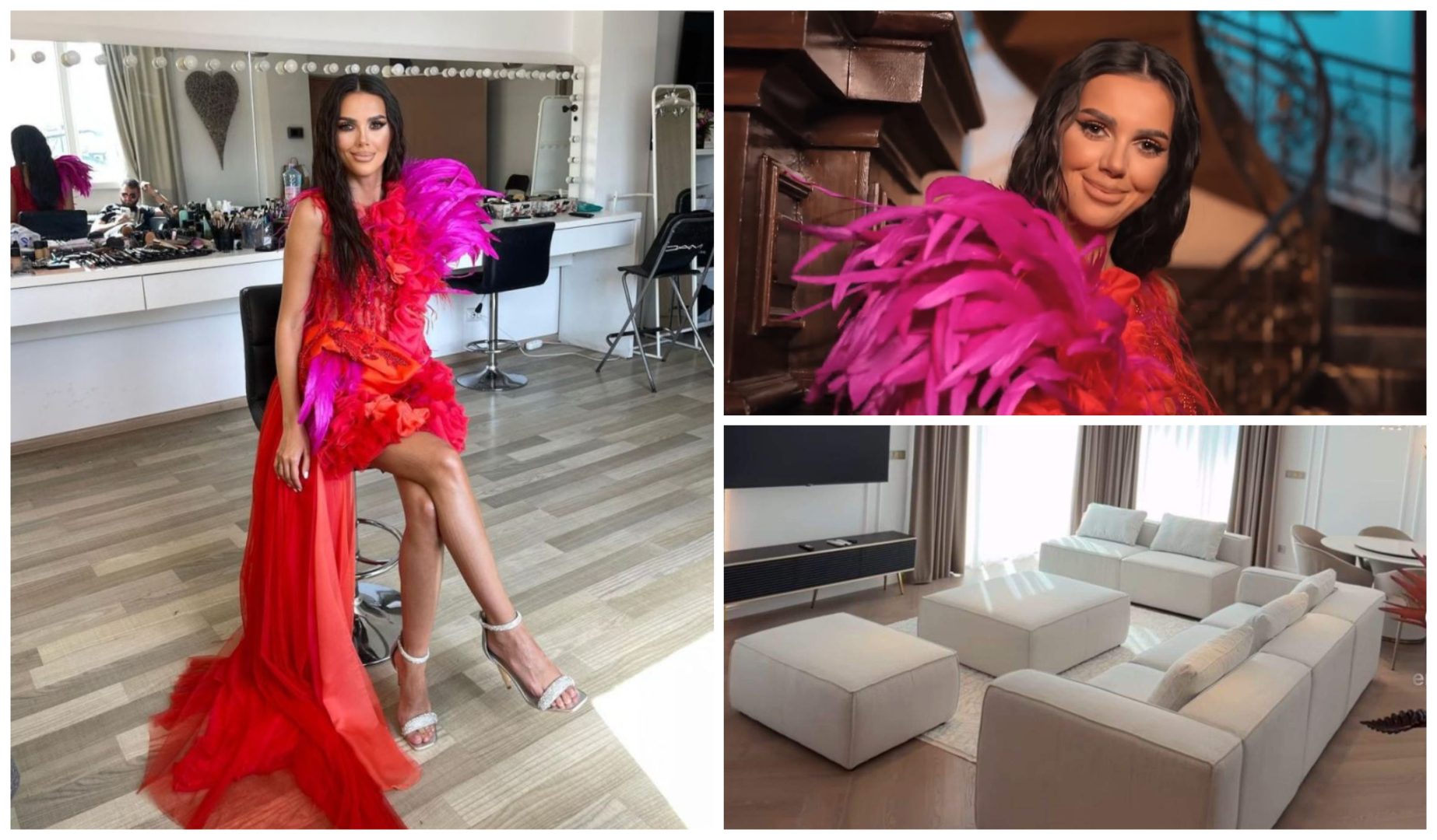 Georgiana Lobonț, imagini spectaculoase din noua casă. Artista are un living imens, pe care l-a mobilat cu mult bun gust