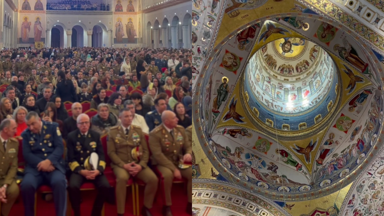 Corul de copii al Patriarhiei a interpretat o melodie pe versurile criminalului legionar Radu Gyr, în Catedrala Națională. Poezia poetului care a încurajat activ masacrarea a zeci de evrei din Capitală, cântată de Ziua Clerului Militar VIDEO