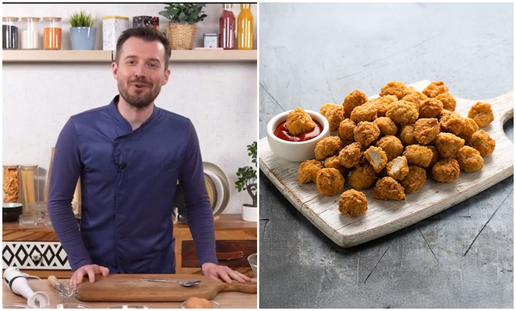 Rețeta de piept de pui popcorn, dezvăluită de chef Horia Manea. Este foarte simplă, dar extrem de gustoasă