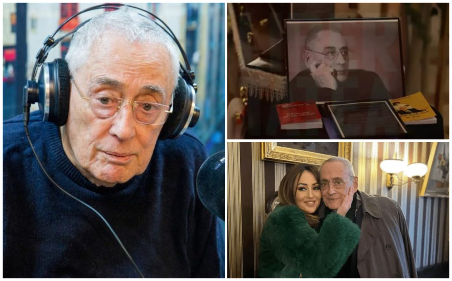 Primele imagini de la priveghiul lui Horia Moculescu. Trupul neînsuflețit a fost depus la Teatrul de Revistă „Constantin Tănase”