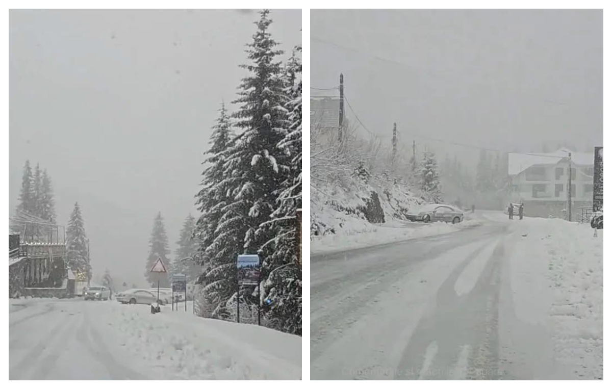 Ninge ca în povești la Rânca. Turiștii sunt fermecați de peisaj: ”Sunt ani de când nu am mai văzut așa ceva”