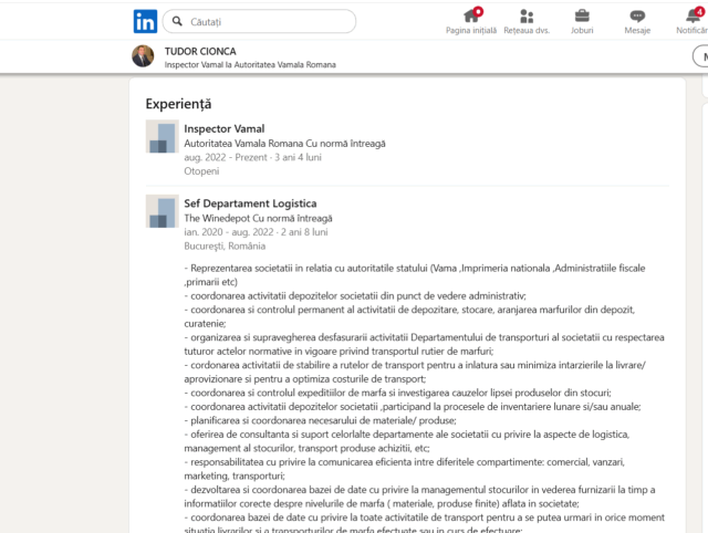 șefa Vămii București