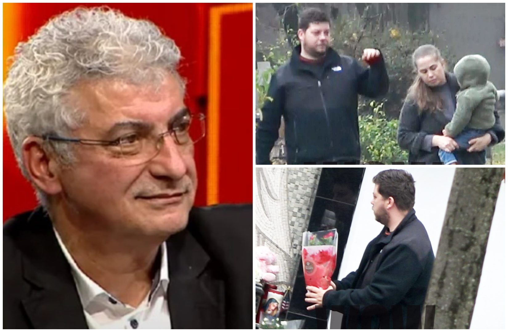 S-a împlinit un an de la moartea lui Silviu Prigoană. Fiul său, Silvius, a mers la mormântul afaceristul împreună cu soția și copilul. Imagini emoționante!