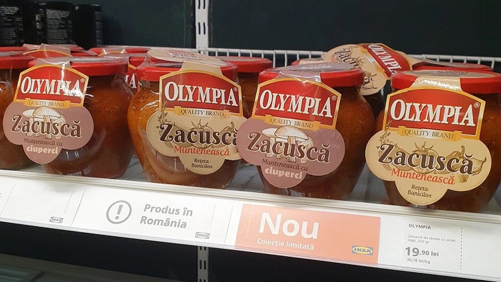 Eugenia și zacusca, primele produse românești pe rafturile magazinelor IKEA