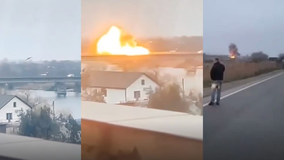 Alertă la graniţa Moldovei: Pod peste Nistru, lovit de drone explozive pe traseul Odesa–Reni