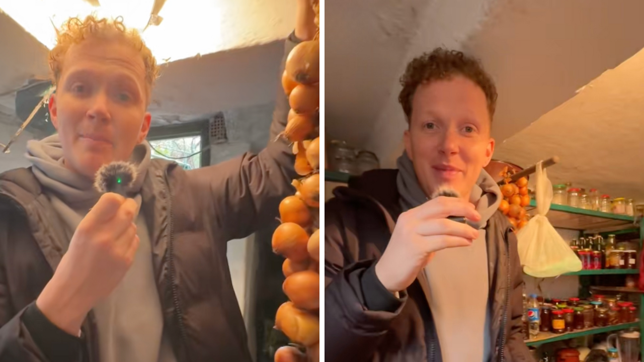 Un olandez a rămas uimit după ce a intrat în cămara socrului român: „Ah cu usturoi poţi scăpa de vampiri”