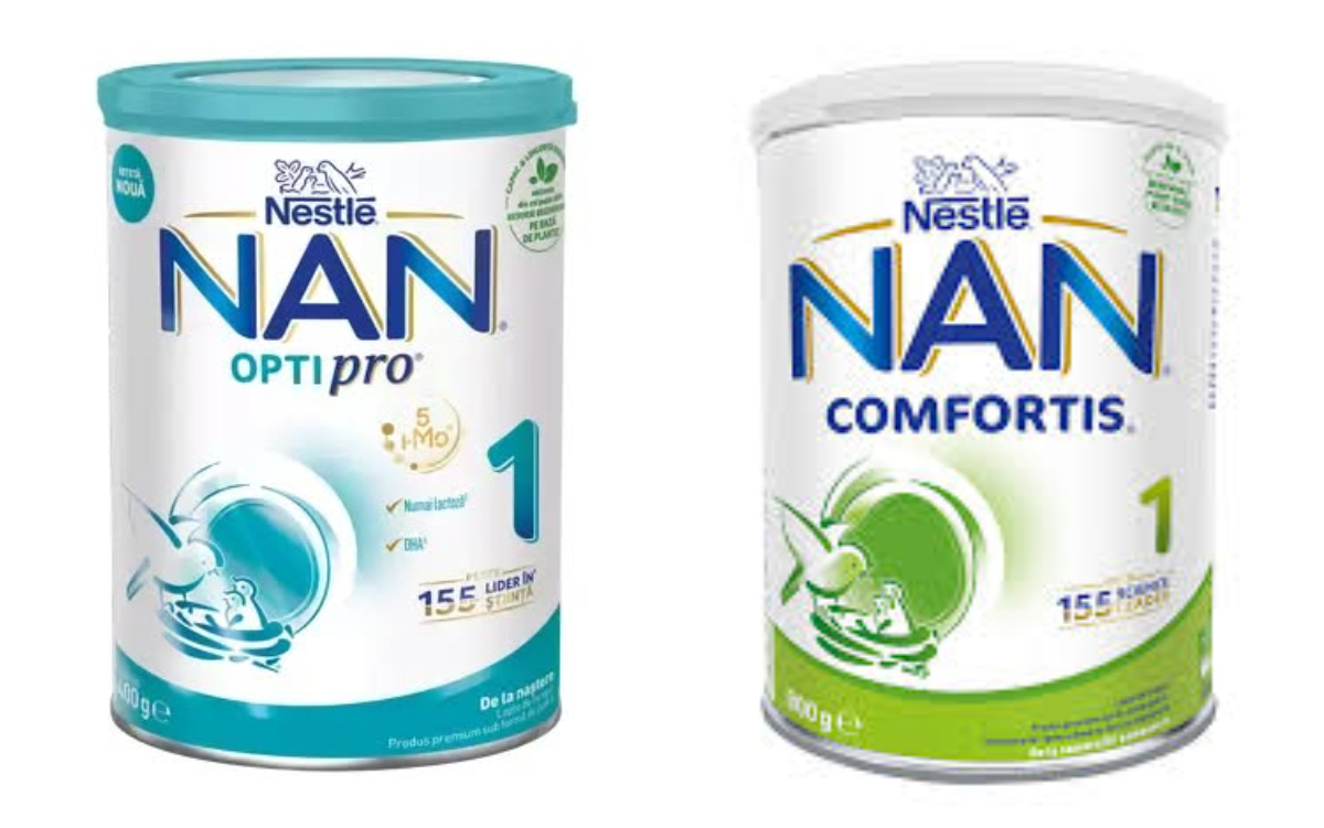 Alertă în magazinele din România. Laptele praf NAN, contaminat cu o bacterie periculoasă pentru copii