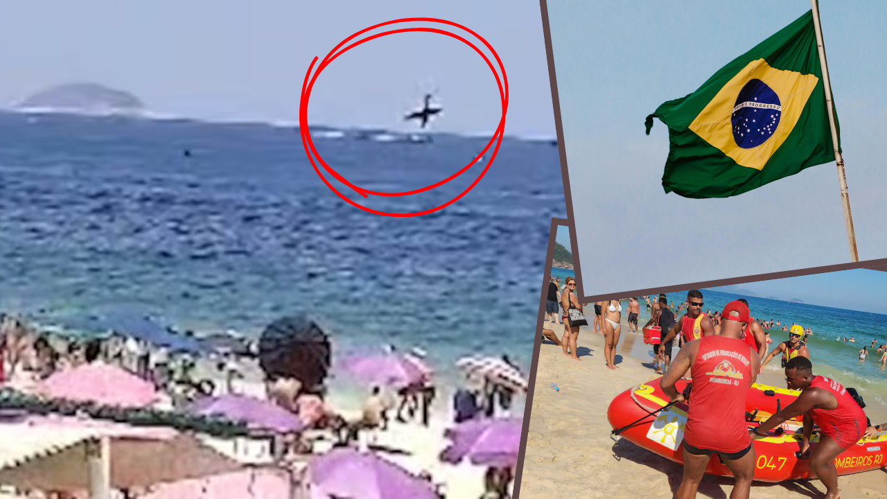 VIDEO Tragedie pe o plajă din Brazilia. Un avion de mici dimensiuni s-a prăbușit chiar sub privirile oamenilor. Pilotul nu a supraviețuit
