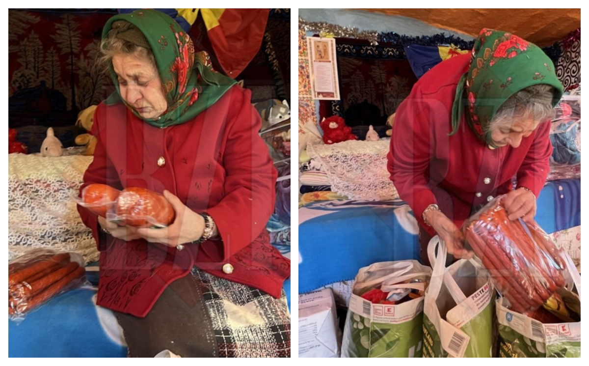 Moș Crăciun și-a trimis ajutoarele la bătrânii amărâți. Bunica Zamfira, care trăiește la marginea unei păduri din Iași, vizitată de spiridușii Moșului: ”Mulțumesc că nu m-ați uitat”