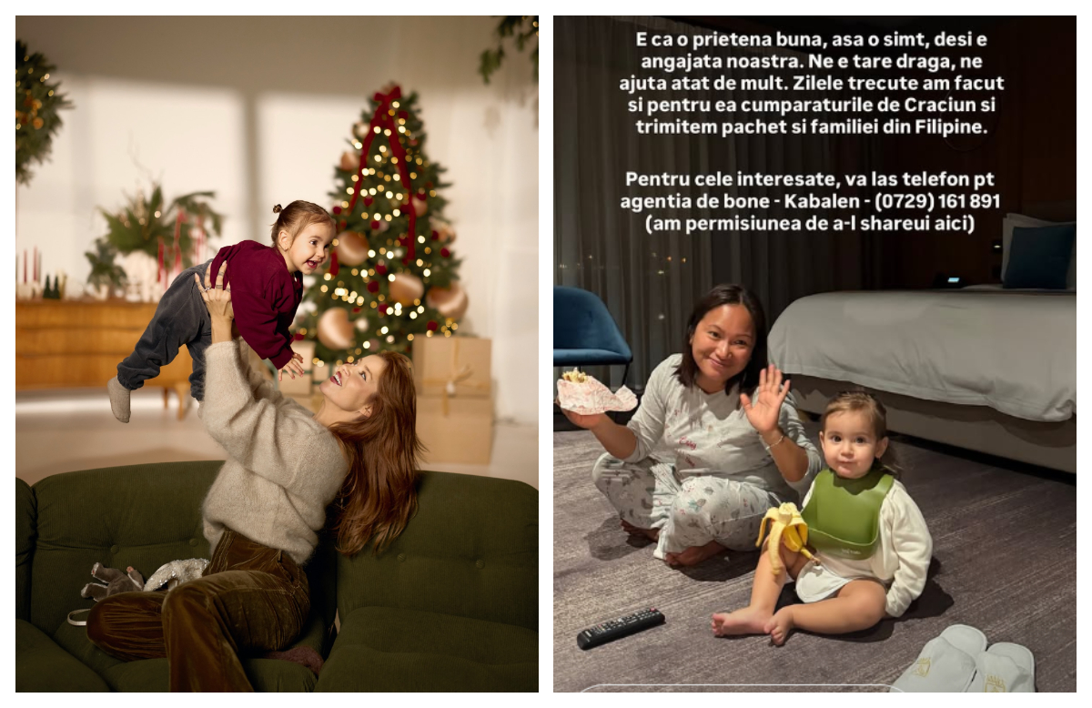 Alina Ceuşan, postarea despre bona filipineză care a topit inimile fanilor pe reţelele de socializare: „Florence e ca o prietenă bună!”