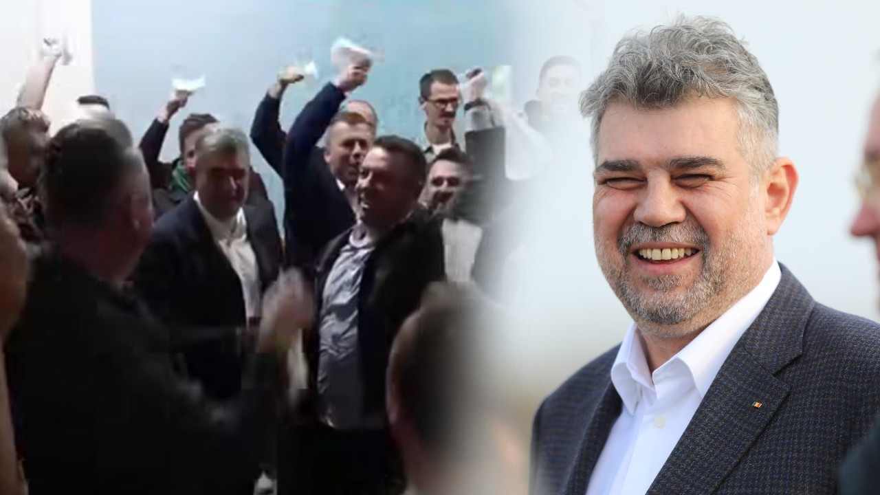 VIDEO Au început ȘPRIȚUL și PETRECEREA la Buzău. Marcel Ciolacu și echipa PSD țopăie de bucurie la sediul partidului