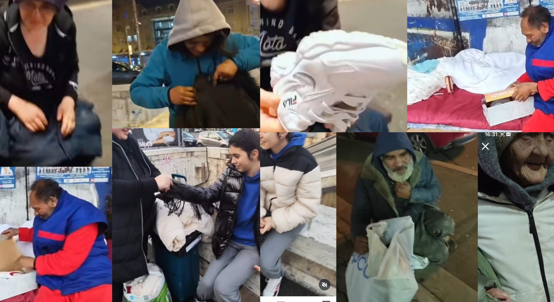 „Îngerul nevoiașilor” de la Gara de Nord! Cine este Mihai Ceserean, bunul samaritean care luptă cu indiferența cheltuind leafa sa pe amărâții străzii. Gesturile sale sunt VIRALE!