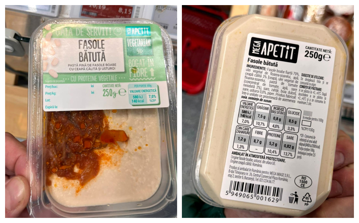 Ce conține, de fapt, fasolea bătută de la Mega Image.