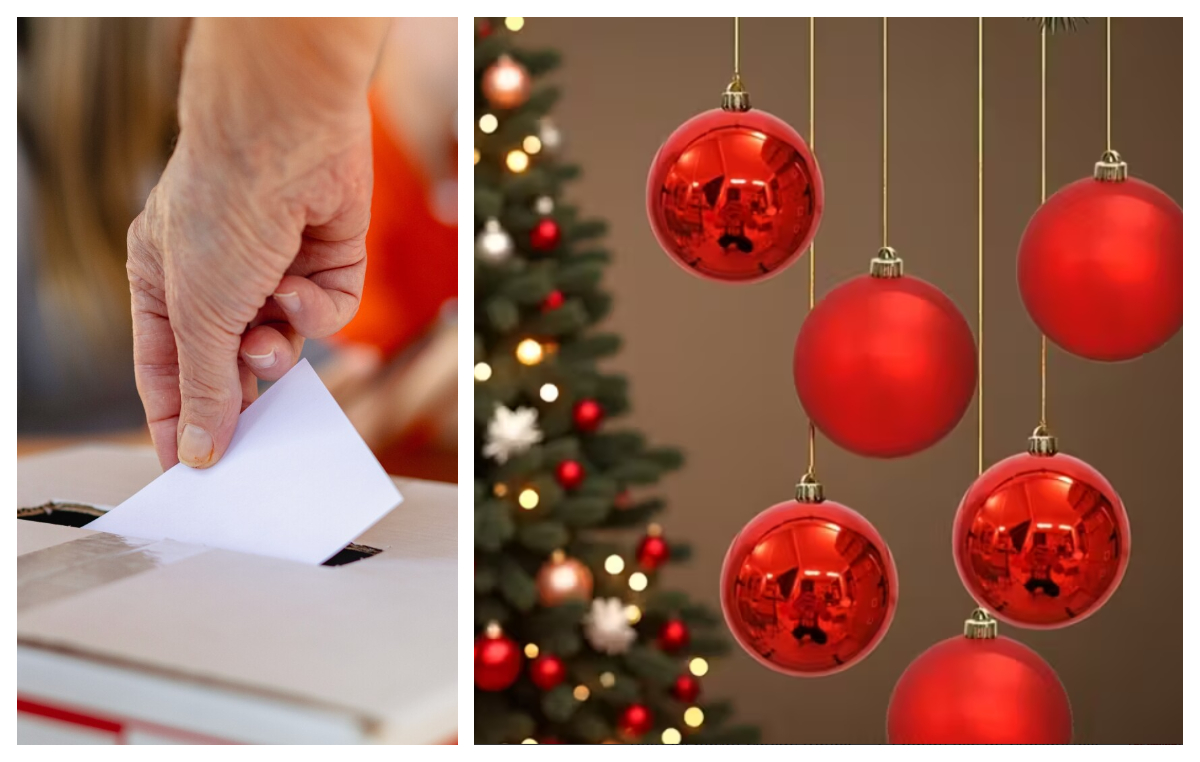 Se împodobeşte bradul electoral: Globuleţele roşii sunt în mare trend, dar se caută şi cele galbene, albastre şi aurii