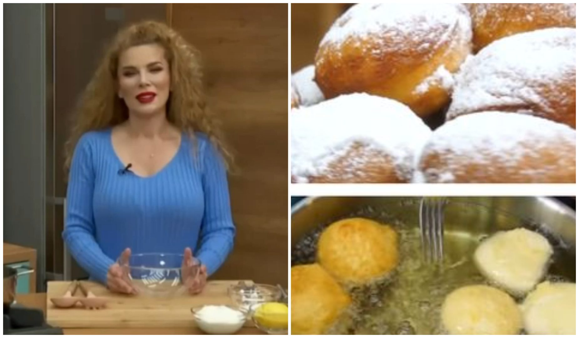 Alina Laufer a dezvăluit rețeta sa de gogoși cu lingura. Desertul se face rapid și nu necesită dospire