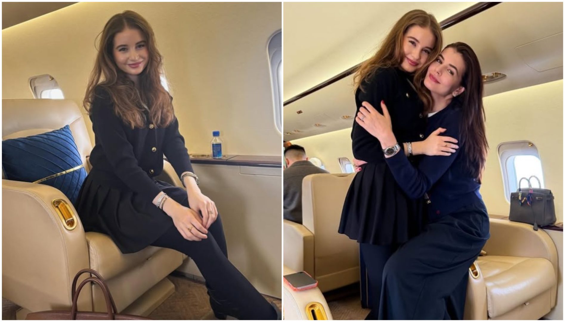 Monica Gabor și Irina Columbeanu, viață de lux în America. Cele două s-au pozat într-un avion privat