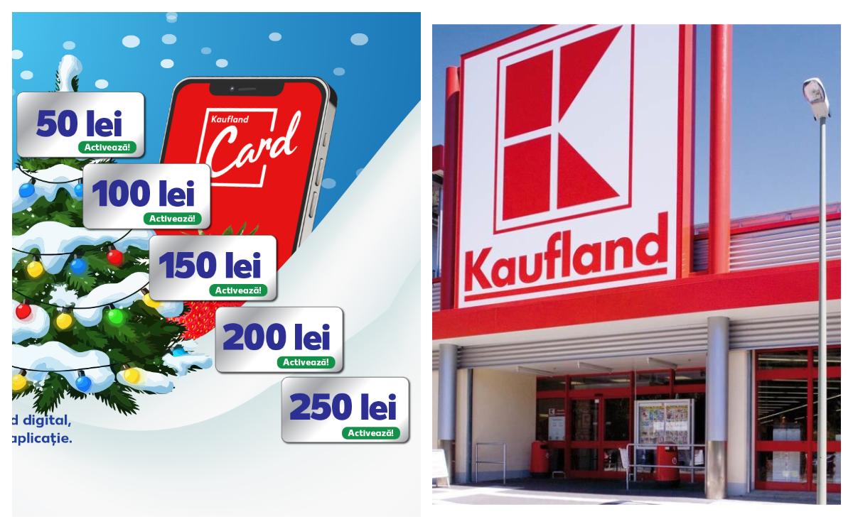 Kaufland oferă vouchere de 250 de lei în perioada sărbătorilor. Care sunt condițiile
