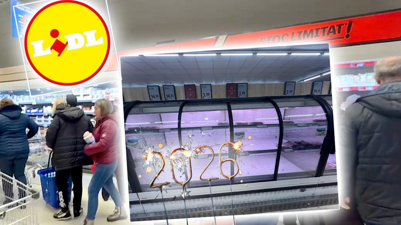 EXCLUSIV Rafturi goale la Lidl înainte de Anul Nou! Produsele pentru care românii s-au îmbulzit înainte de Revelion