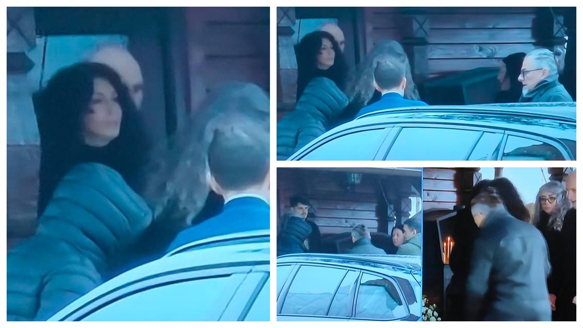 EXCLUSIV Mihaela Rădulescu își ia rămas bun de la mama ei. Imagini dureroase din ziua înmormântării Marilenei Țiganu. Cine îi este alături vedetei în cele mai grele momente FOTO