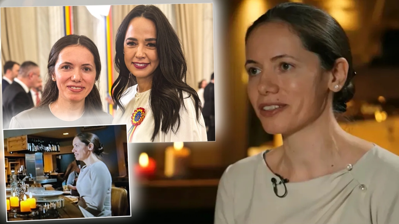 Ce preț are rochia purtată de Mirabela Grădinaru la TV. Partenera lui Nicușor Dan a îmbrăcat creația Andreei Raicu