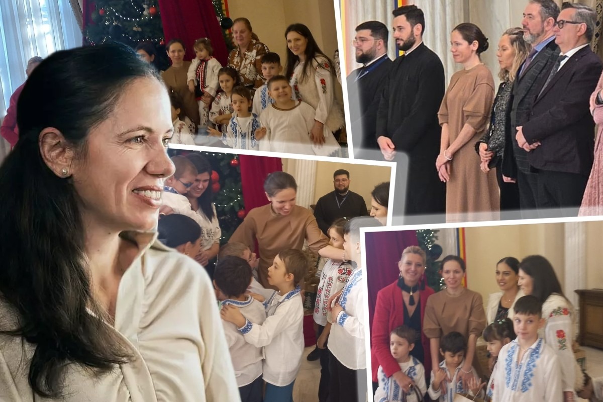 Mirabela Grădinaru a primit colindători la Palatul Cotroceni. Partenera lui Nicușor Dan, cu ochii în lacrimi