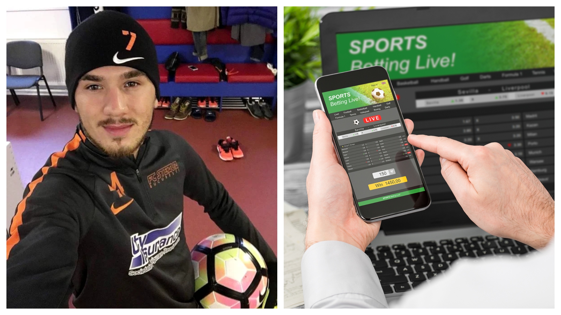 Un fotbalist în Liga 1 a câştigat de 330.000 de euro la pariuri. „Mi-am luat o casă în comuna Berceni şi un BMW”