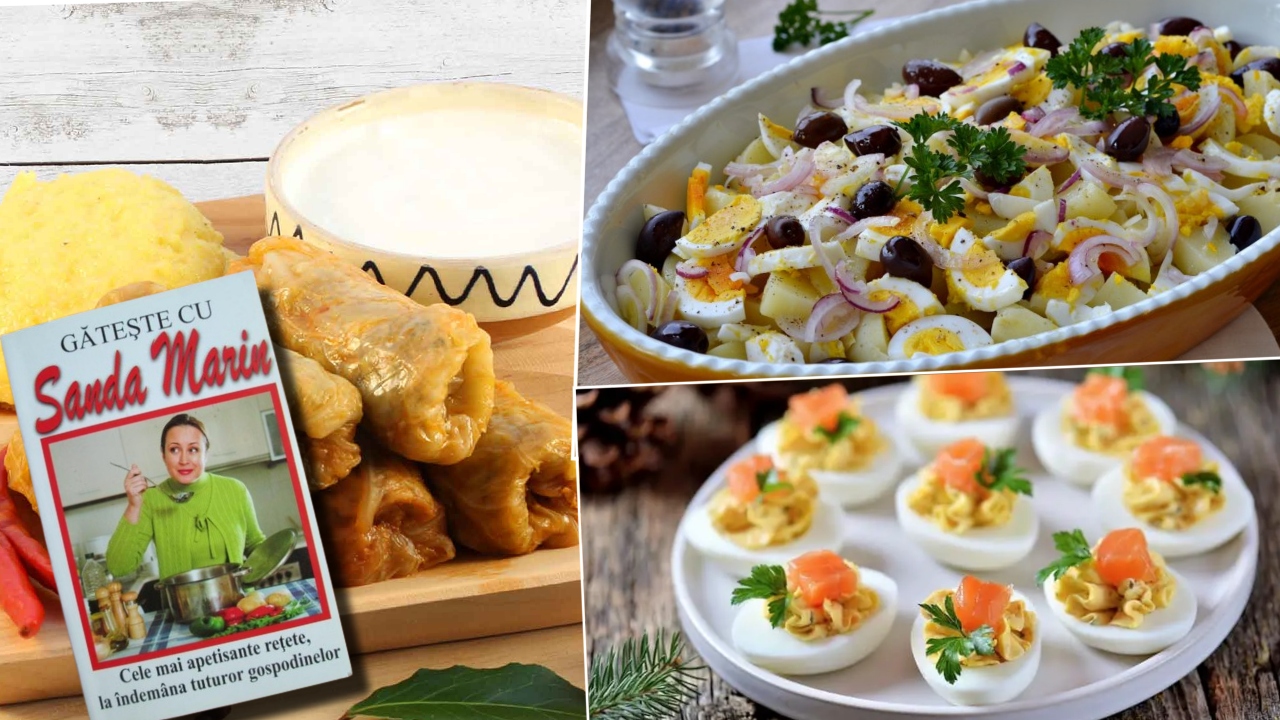 Rețete pentru Anul Nou de acum 100 de ani. Cum pregătea Sanda Marin cele mai cunoscute mâncăruri tradiționale