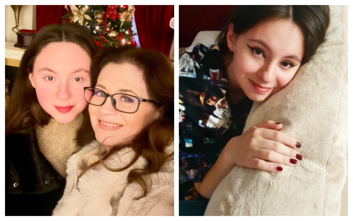 Imagini de colecție cu fata Corinei Dănilă. Rianna a împlinit 22 de ani de Crăciun