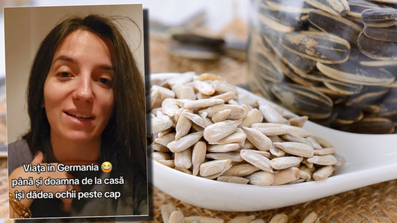 Ce reacție a avut o bătrână din Germania într-un supermarket când a auzit că o româncă mănâncă semințe